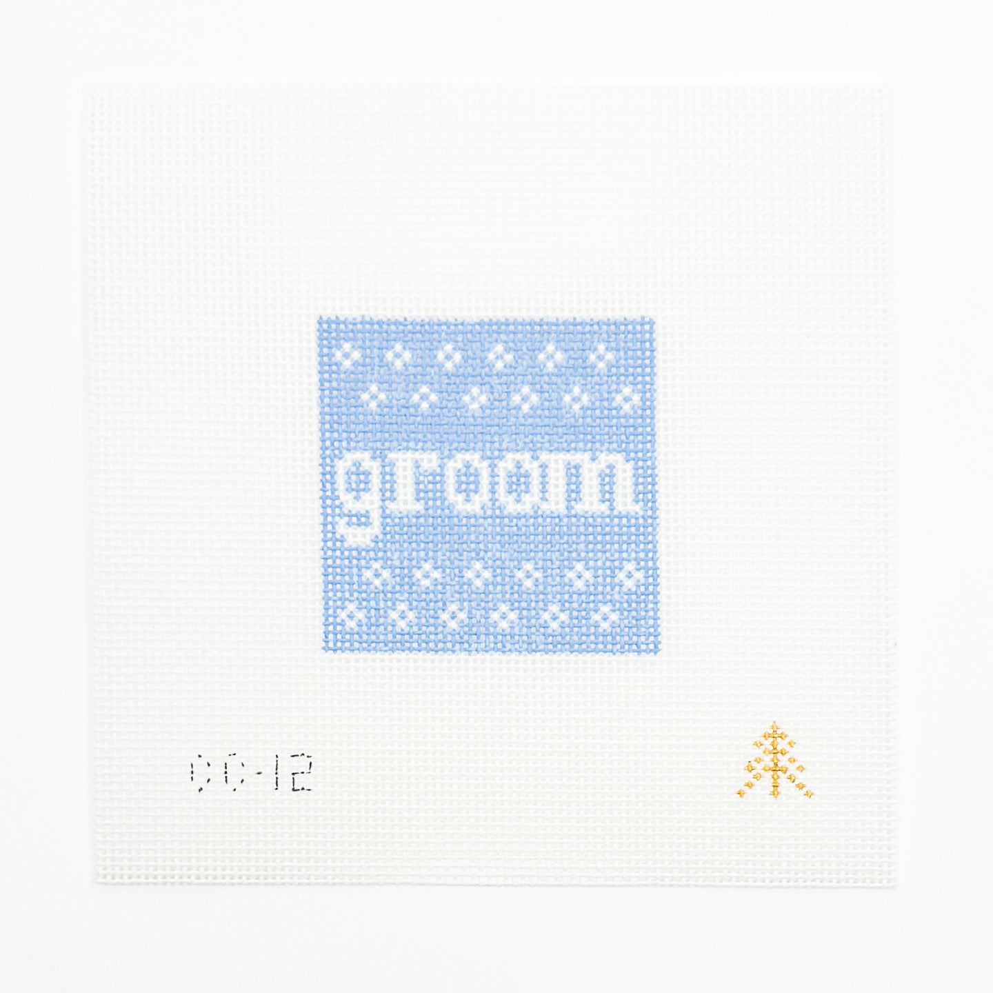 Groom Needlepoint Cozy Insert